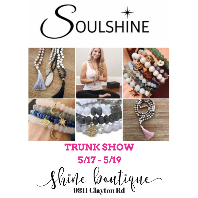 Soulshine Trunk Show at Shine Boutique in Ladue!