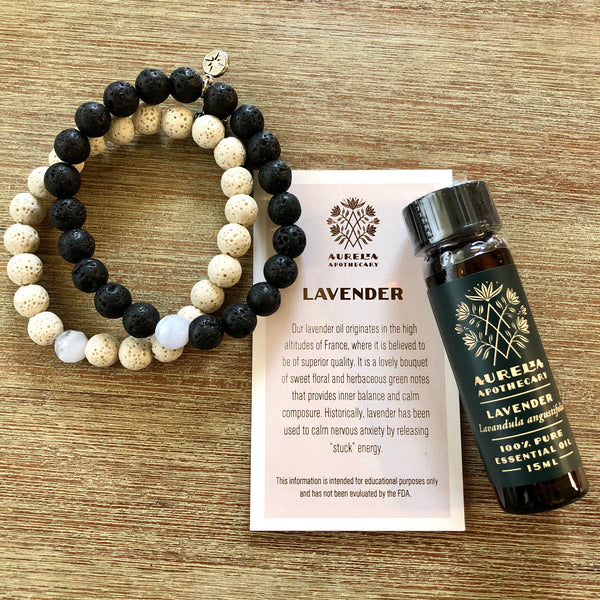Root to Rise Lavender Agate Gift Set